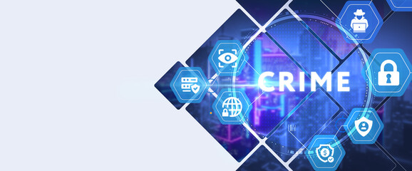 The concept of a cyber attack on a computer network. Cyber crime and internet privacy hacking. 3d illustration