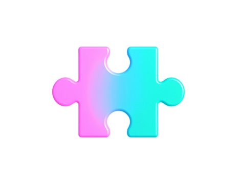 colorful puzzle vector illustration