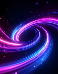 Obraz premium Abstract Futuristic Cosmic Energy Rings and Surreal Space Vortex Collection in Ultra Realistic 4K