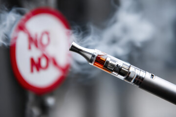 Electronic cigarette smoking ban