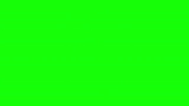 A simple 5-second countdown timer (black on chroma key background)