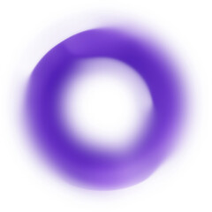 Blue Purple Circle Frame Gradient Overlay with Soft Blur Border
