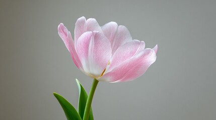Naklejka premium Delicate pink tulip