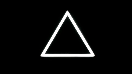 Geometric triangle shape illustration