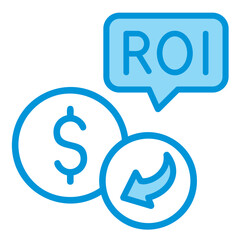 Return Of Investment Outline Icon