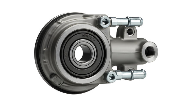 Automotive bearing assembly for vehicle repair and maintenance parts replacement for car engine system on transparent background