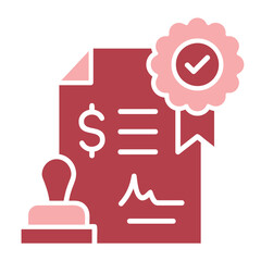 Seal Certificate Outline Icon