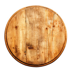 and keyword list based on the image.. Round wooden plate surface texture, kitchen tabletop, restaurant food table