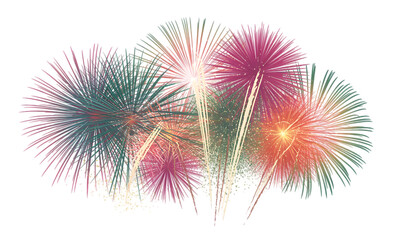 Spectacular bursts of colorful fireworks light up the dark sky bringing joy and excitement to festive celebrations and special occasions