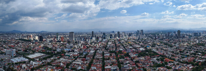 Mexico City, a 2026 World Cup host city, in an aerial photograph