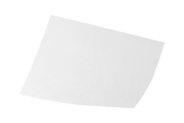 pile blank white paper flying, empty note leaf or leaflet in motion mockup, sheet falls and twists isolated on white with clipping path.