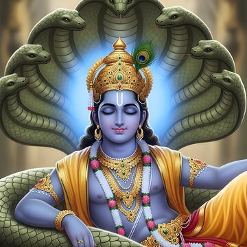 Lord Vishnu Narayana Hari &ndash; Hinduism Preserver and Protector God Vaishnavism