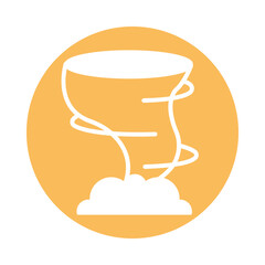 Hurricane Vector icon which can easily modify or edit