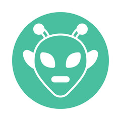 Alien Vector icon which can easily modify or edit