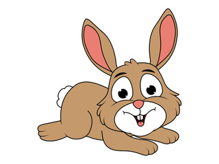 Cute Rabbit Animal Cartoon 