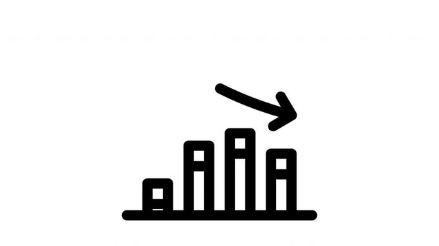 decrease minimalist line animation