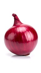 Single red onion, close-up