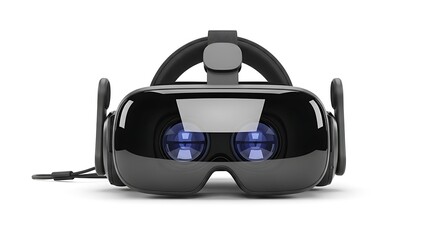 virtual reality headset isolated white background