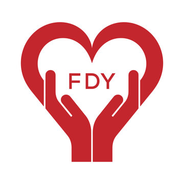 FEO Heart Care Logo &ndash; Charity, Healthcare and Community Support Icon. FEO Letter Logo.
