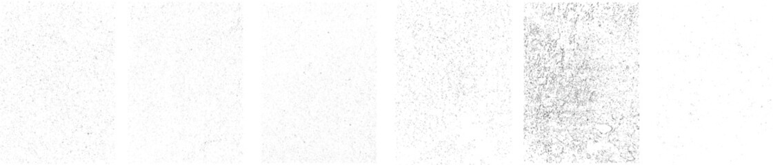 Grunge textures set. Collection of vector overlay, distress, textures .Simply Place texture over any Object to Create grunge,splattered ,dirty effect .
