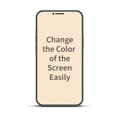 Smartphone Mockup with Editable Blank Screen – Vector Design