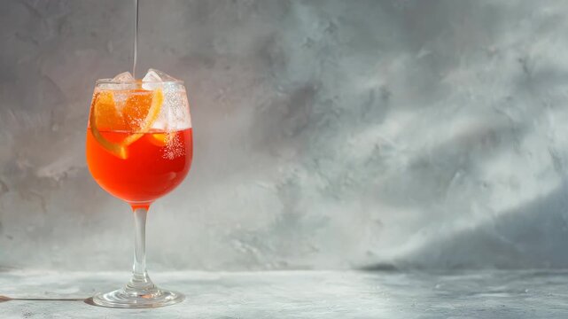 orange juice splash, aperol spritz