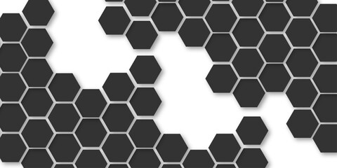 A comprehensive set of black isometric effects hexagonal graphics for creating cohesive stationery designs template use decoration it offering a clean and professional look.