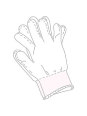 軍手　イラスト