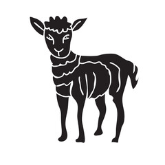 Lamb icon Isolated flat vector trendy style illustration for web and app on white..eps