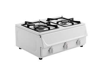 Obraz premium electric stove isolated on white