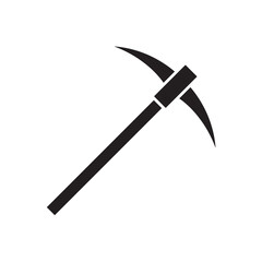 Pick axe icon Isolated flat vector trendy style illustration for web and app..eps