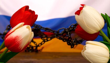 Symbolic representation of strained relationships between countries and societies