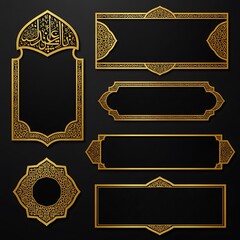 黄金の幾何学模様