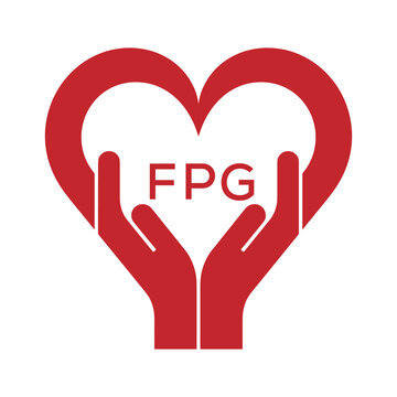 FPG Heart Care Logo &ndash; Charity, Healthcare and Community Support Icon. FPG Letter Logo.
