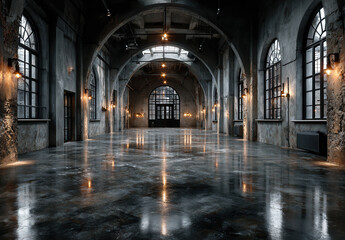 Fototapeta premium Happy festival fashion lifestyle in a stylish venue celebrating joyful moments with unique style