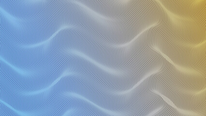 Abstract Blue and Gold Gradient Wave Background Smooth, Elegant Texture for Design Projects