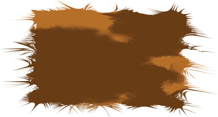 Abstract Brown Texture Grunge Brushstroke Background