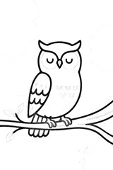 as-Happy-Wildlife–Owl-Character#08–Vector Illustration