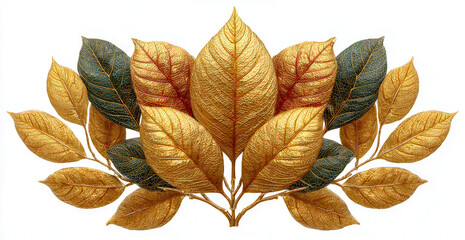 Fototapeta premium Vibrant festival lifestyle happy fashion celebrations amidst golden leaves in nature's embrace