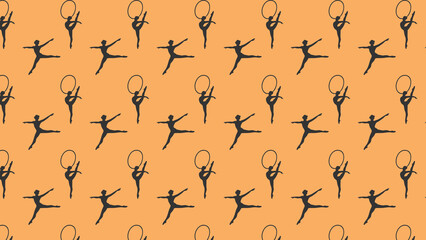 Elegant cheer leading vector pattern 