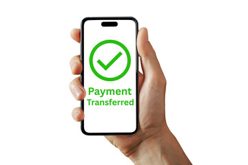 Payment transfer mobile icon
