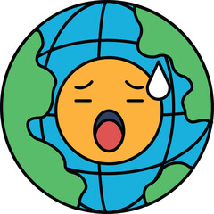 A black and white drawing of a globe with a person on it