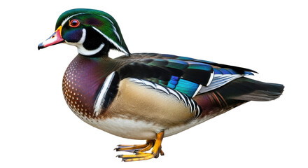 Isolated Wood Duck