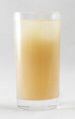 Traditional Korean Maccori Rice Wine in Clear Glass