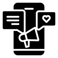 social media marketing icon