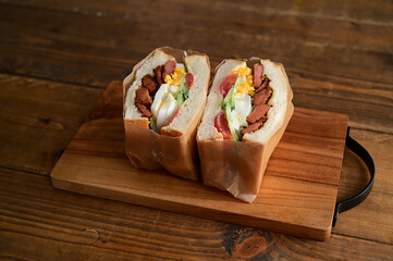 焼き豚サンドイッチ