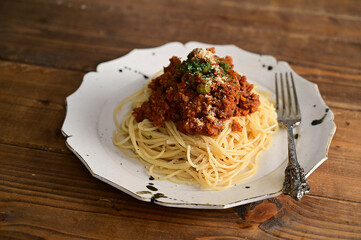 ミートソーススパゲティ