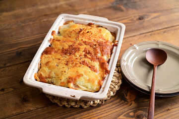ミートソースポテトグラタン