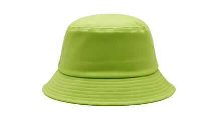 Isolated Green Bucket Hat