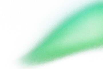 Abstract grainy gradient shape design element, green color blurry noise shape, overlay effect